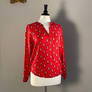 Velvet  by Graham & Spencer, Red blouse Medium